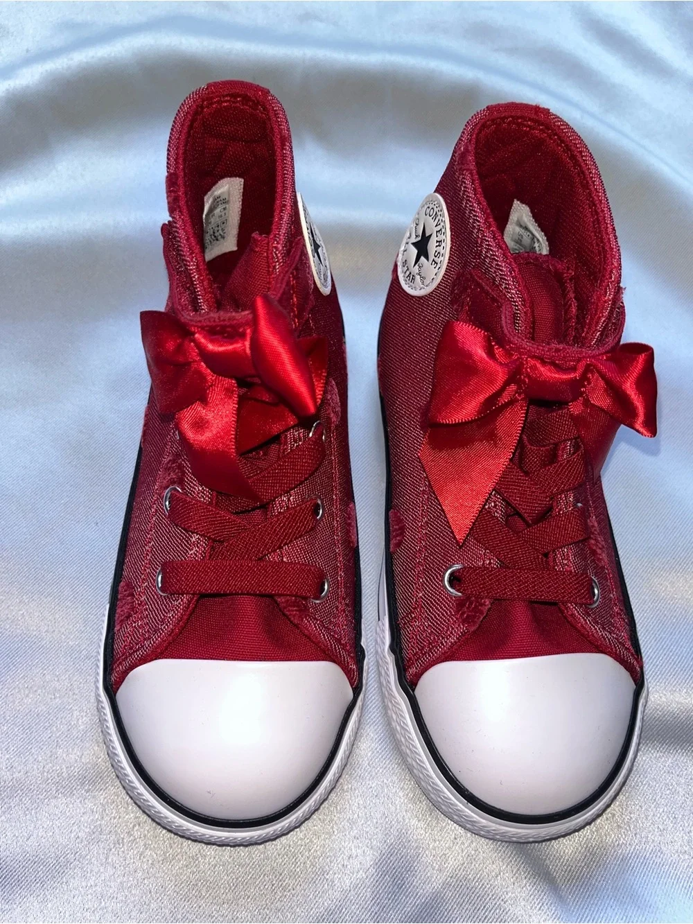 Girls Toddler Chuck Taylor All Star Polka Dots & Bow Easy on Days Ahead